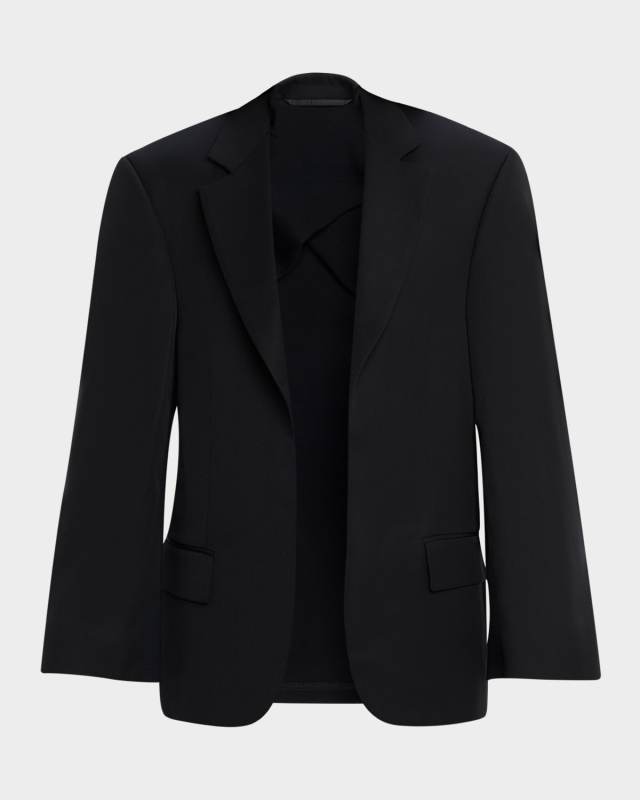 Single-Breasted Tailored Jacket